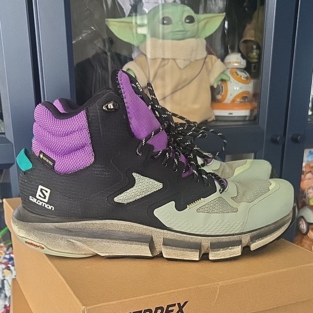 Salomon Mens Predict Hiking Shoes Gore-tex Size 8